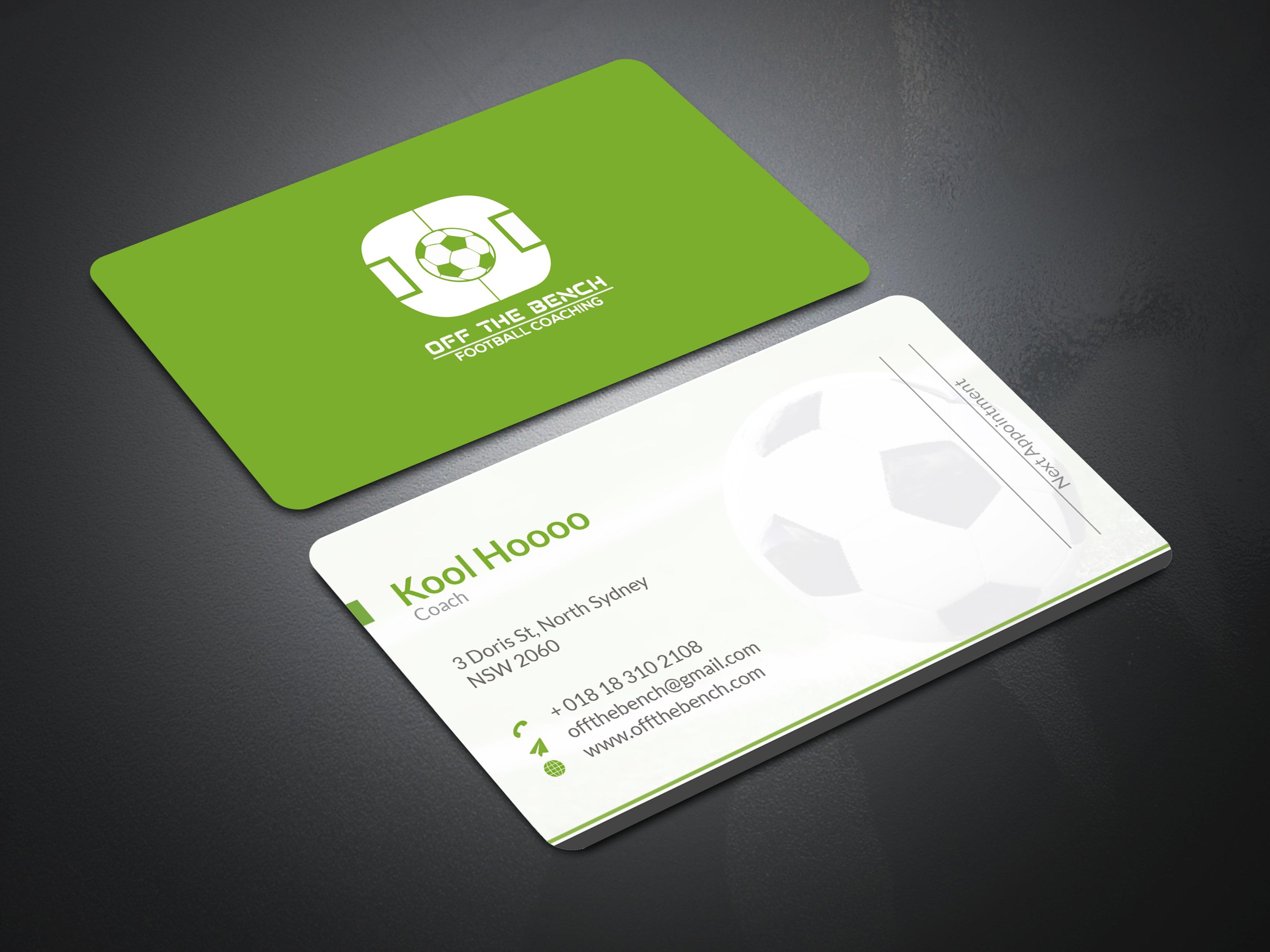 I will design a professional minimalist business card
