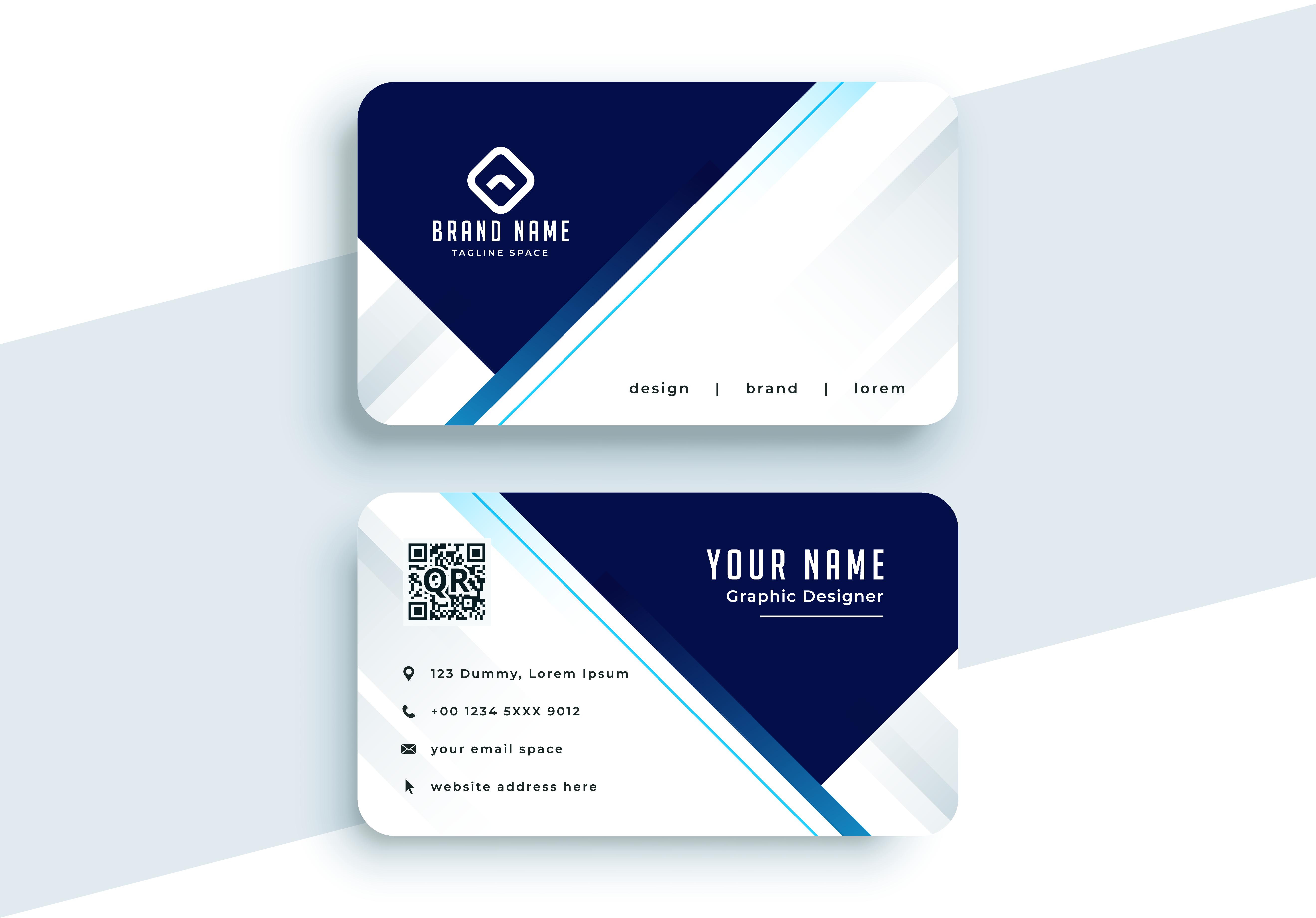 I will provide professional and minimalist business card design services
