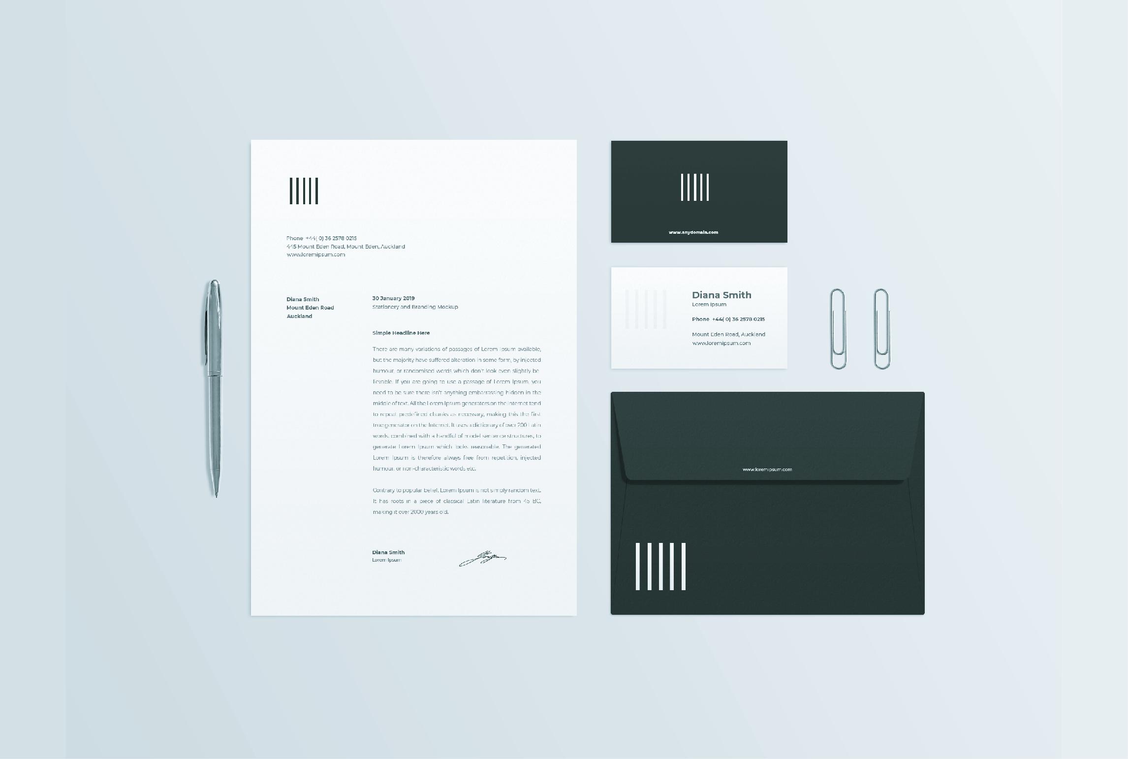 I will do complete branding or stationery design