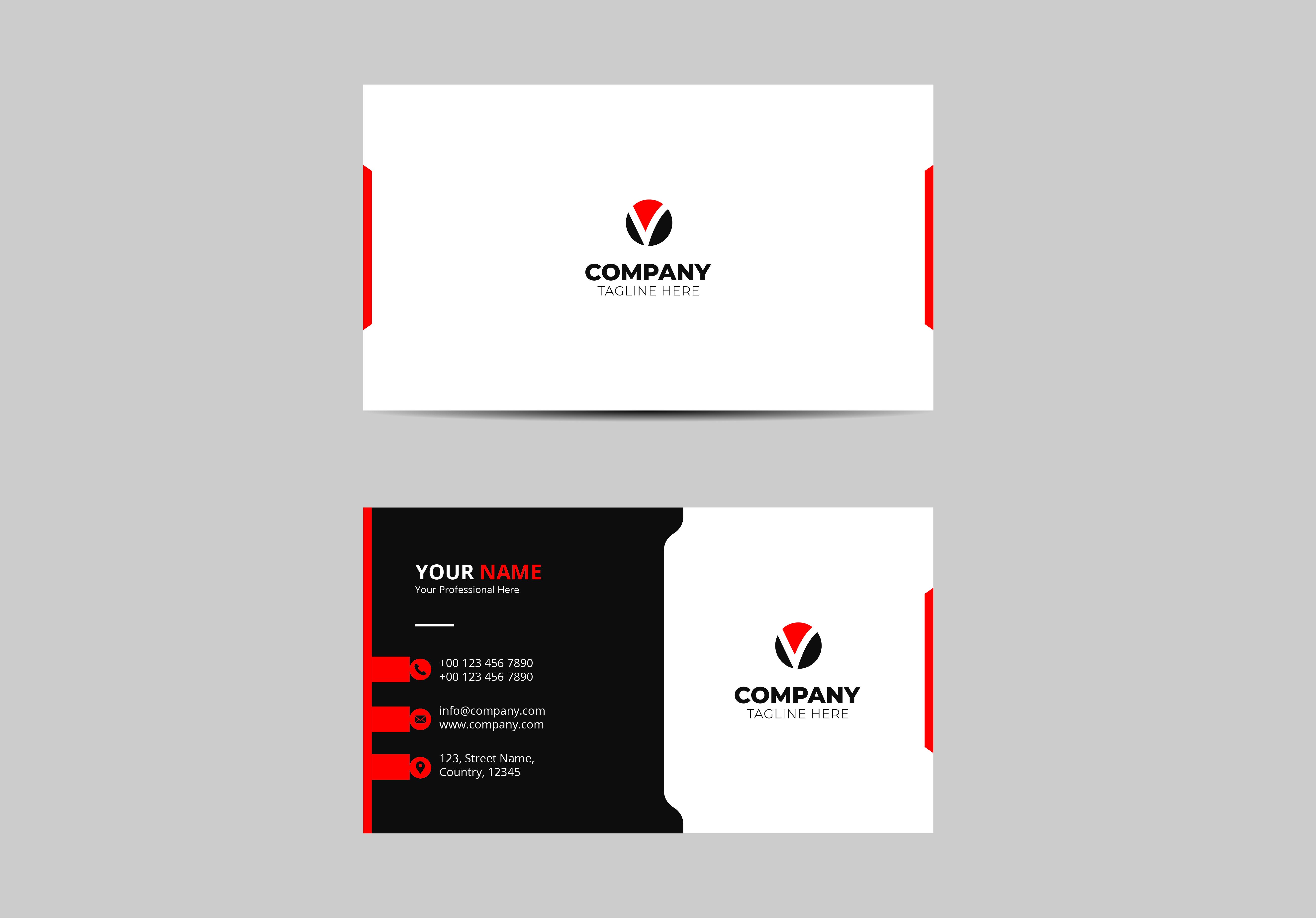 I will provide professional and minimalist business card design services
