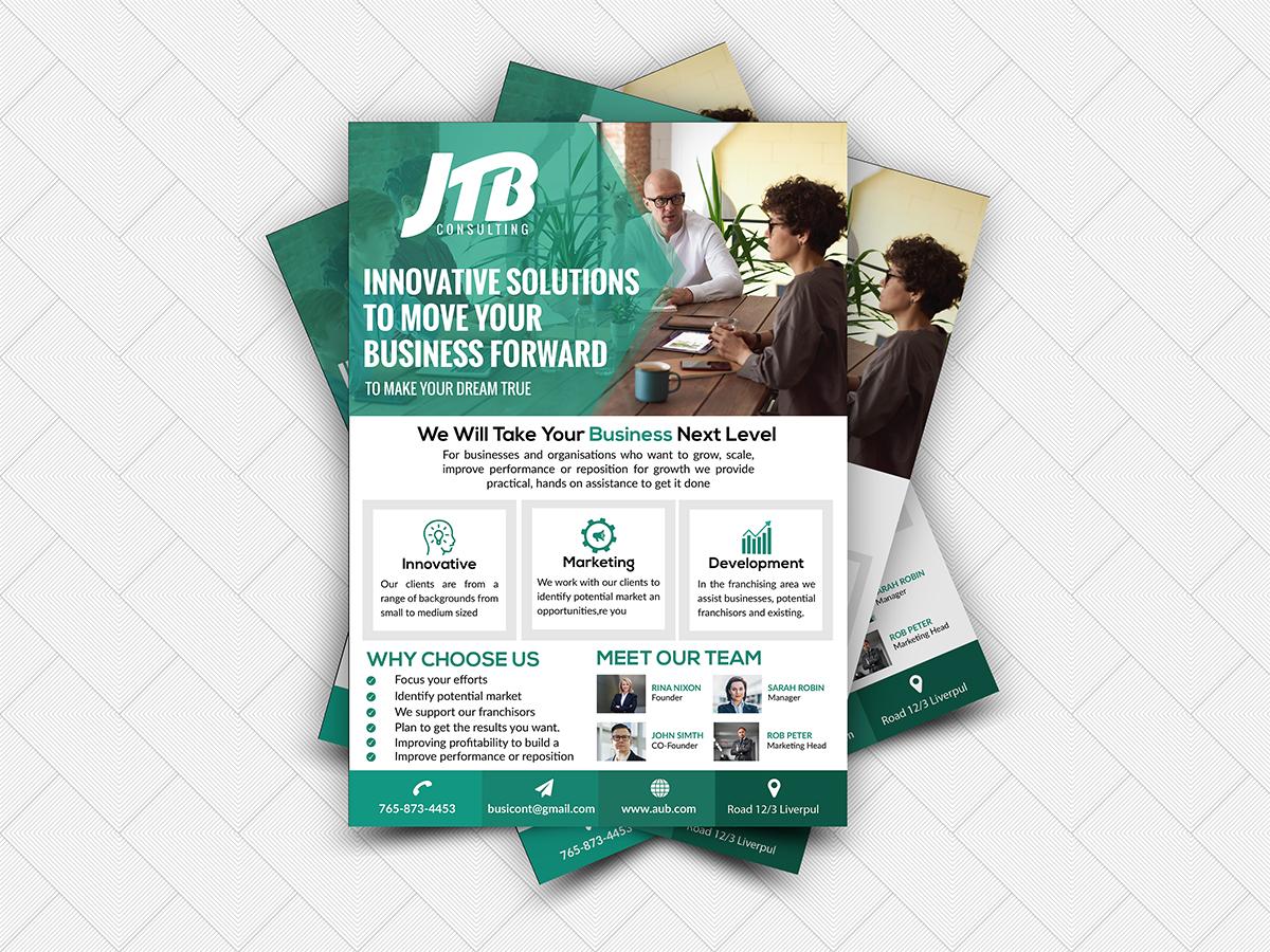 I will do Professional and Unique flyer design within 12 hours