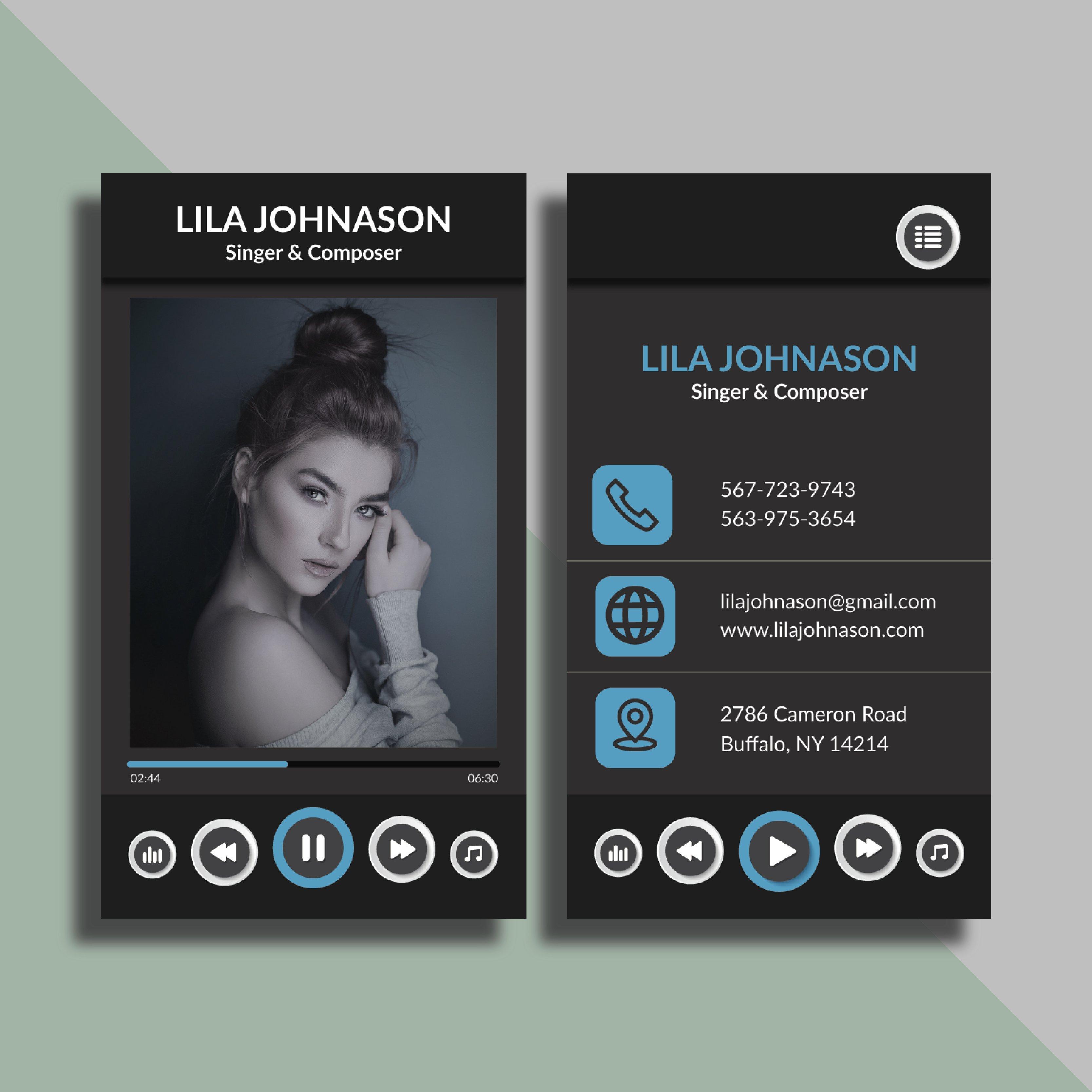 I will create modern business card design within 6 hours