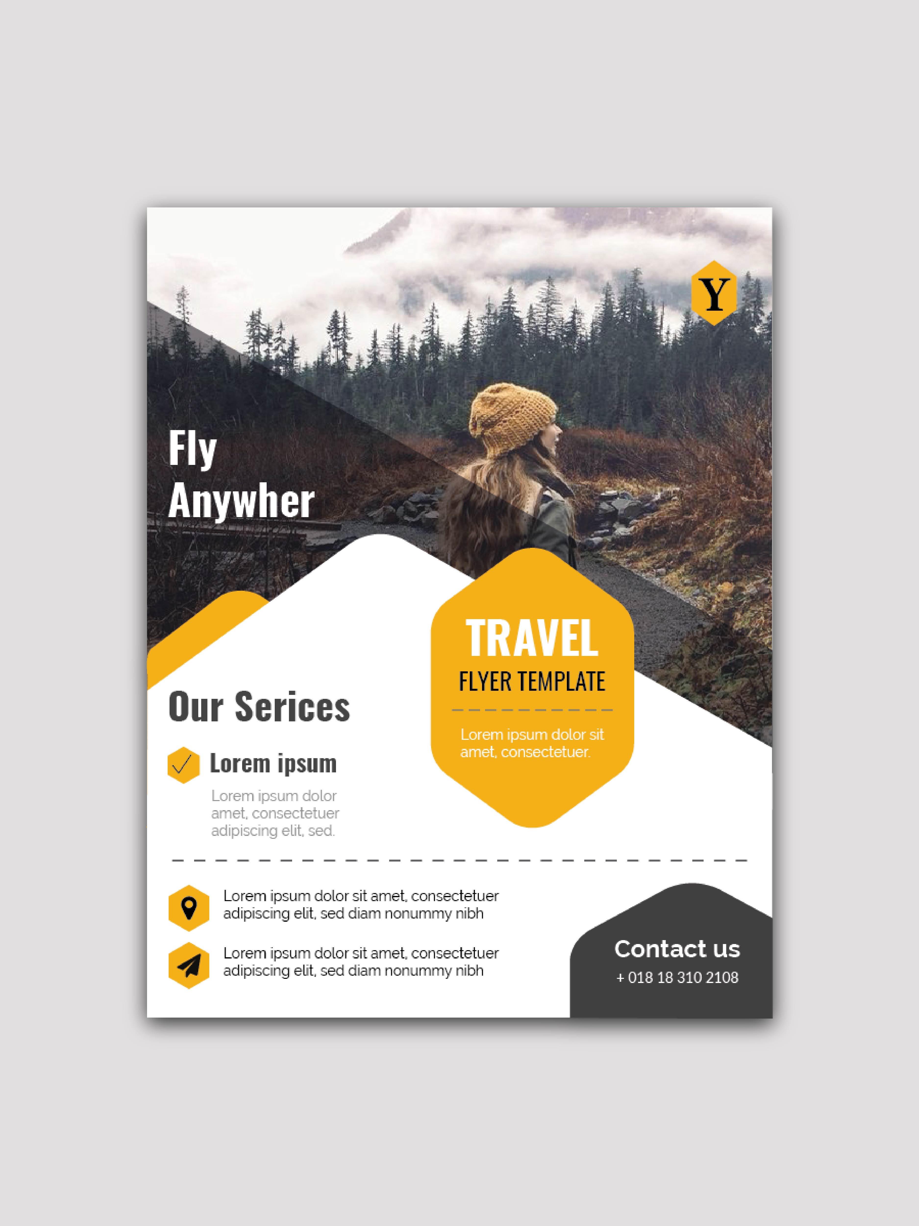 I will create a unique, modern & elegant flyer