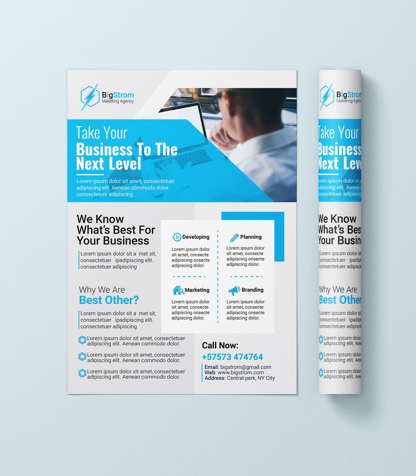 I will create business Flyer within 12 hours