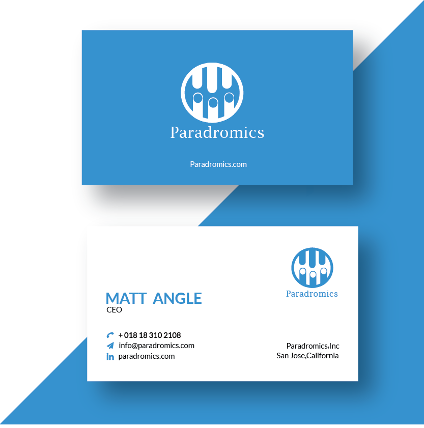 I will make minimalistic Business card design