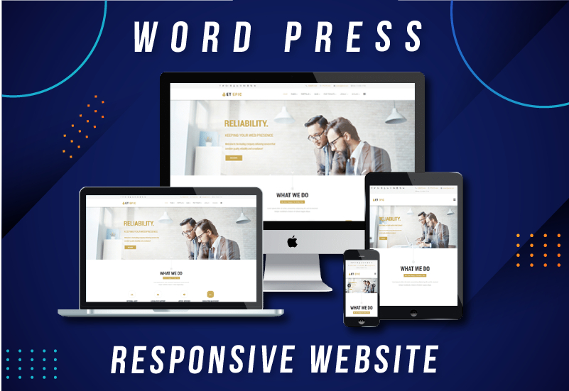 I will design professional and responsive business WordPress website 
