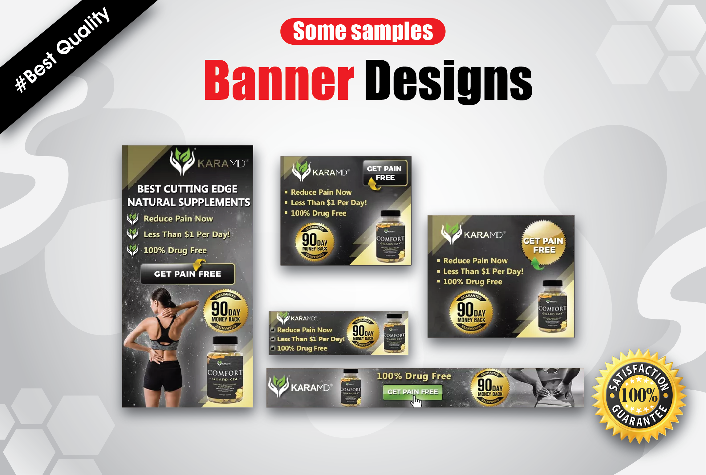 I will design all types of static and animation banners for your business