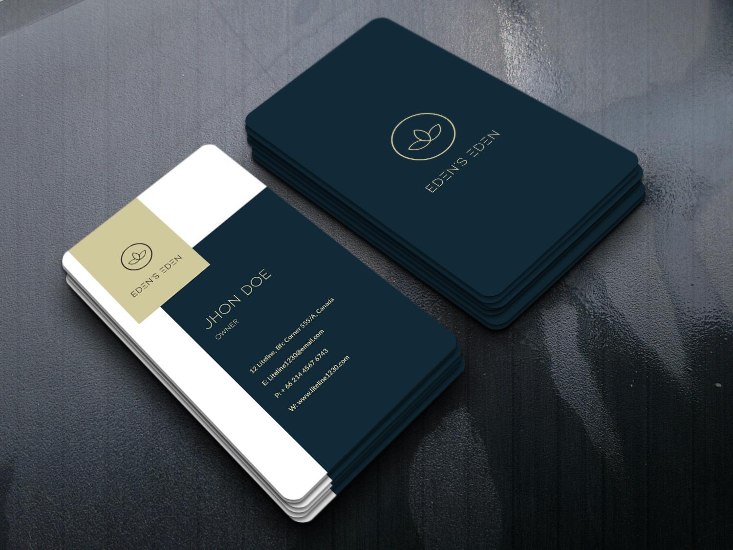 I will design a an exceptional business card for you
