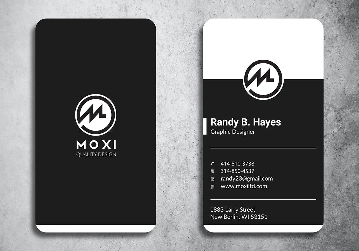 I will design professional and minimalist business card