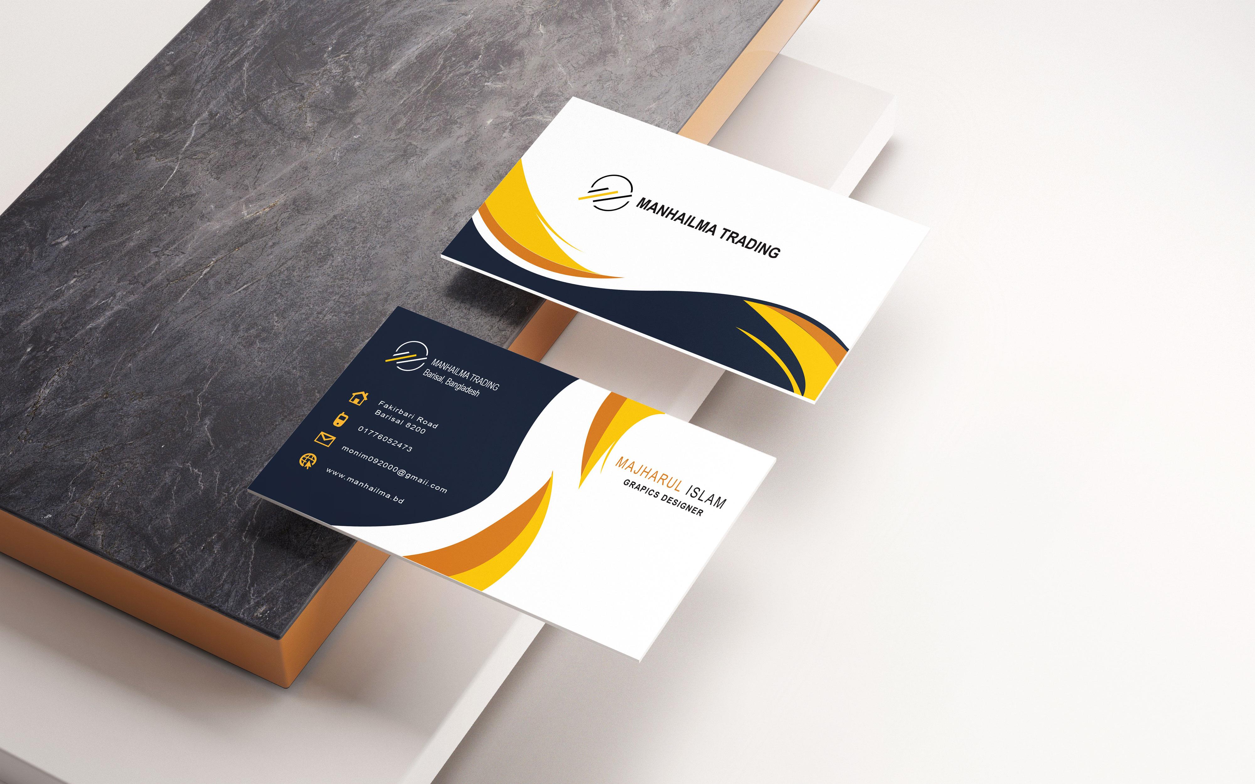 I will provide a perfect visiting card for your business