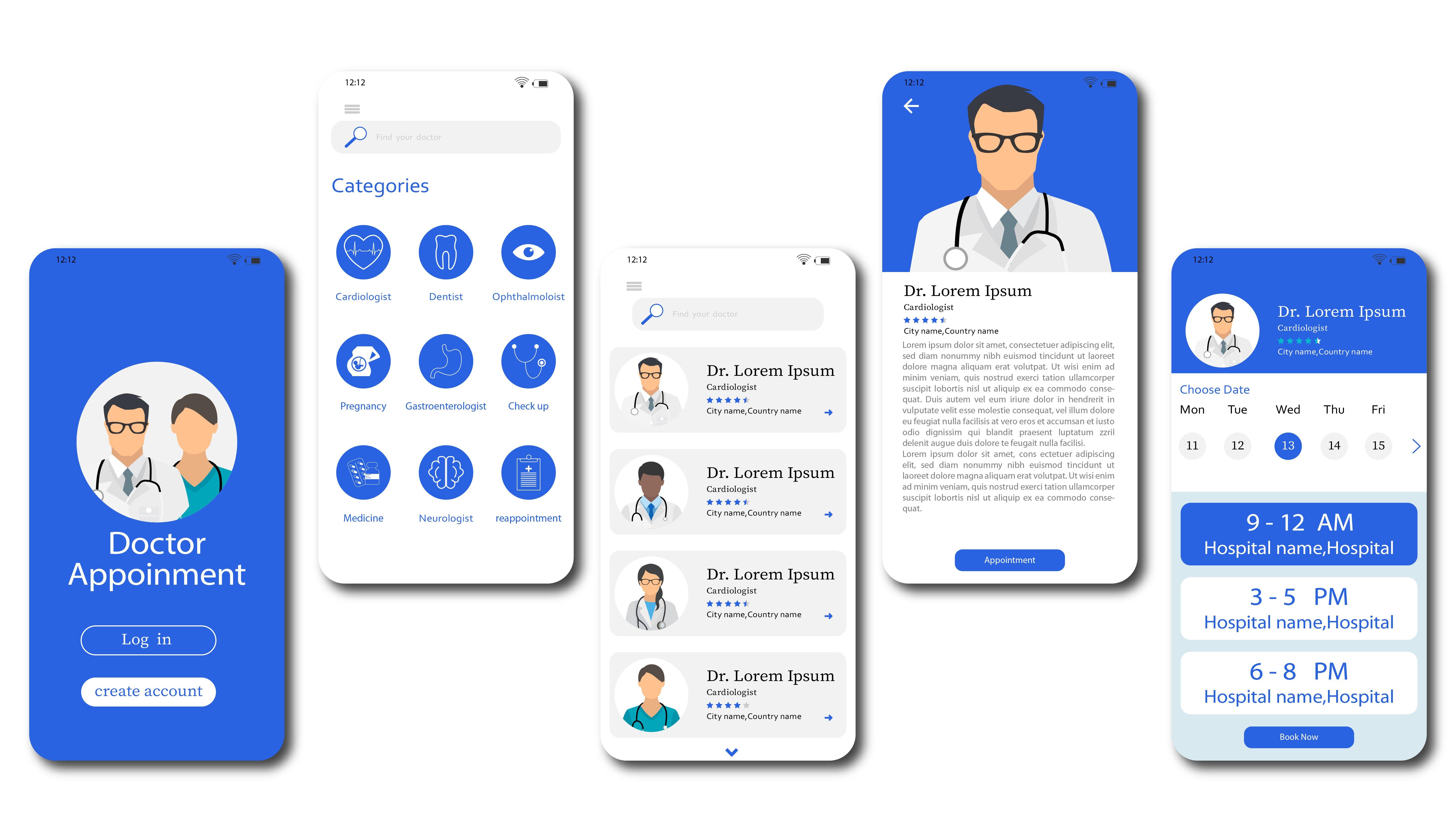 I will create an unique ui (1-3 page) design for your android or ios app