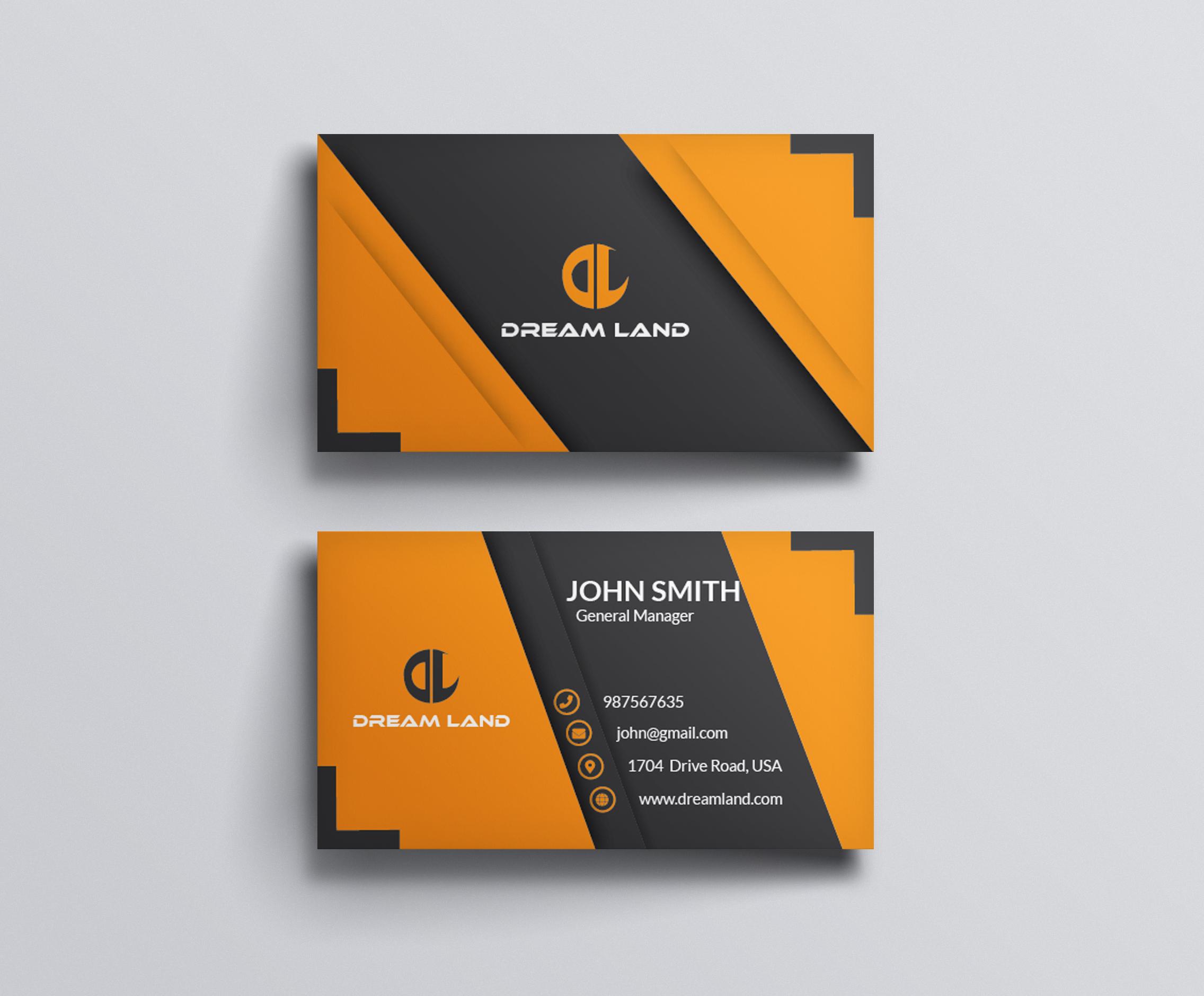 I will provide you professional business card within 2 days