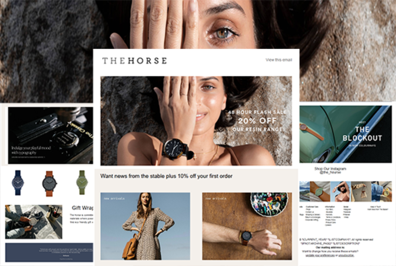 responsive custom mailchimp html email template newsletter design popup form