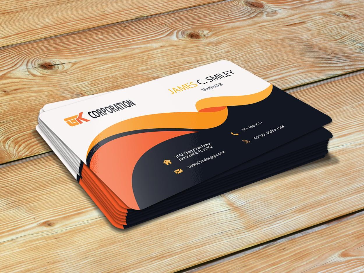 I will do professional, minimalist, stylish Business card for you at