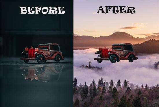 I can remove or change or edit background any images 