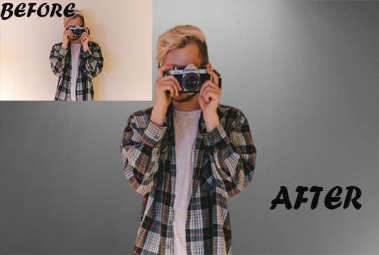 I can remove or change or edit background any images 