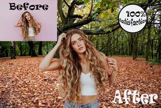 I can remove or change or edit background any images 