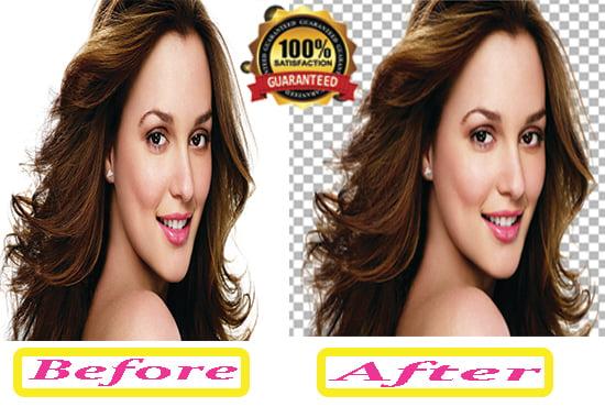 I will provide you Background Remove and Photo Retouch 4 Image 2 Hours 