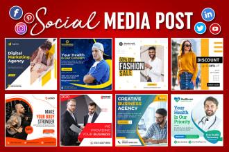 I Will Design Social Media Posts and Content.