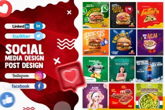 I Will Design Social Media Posts and Content.