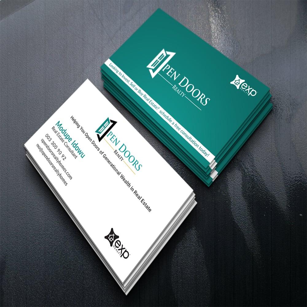 Professional and Modern Business Card Design in 6 hours