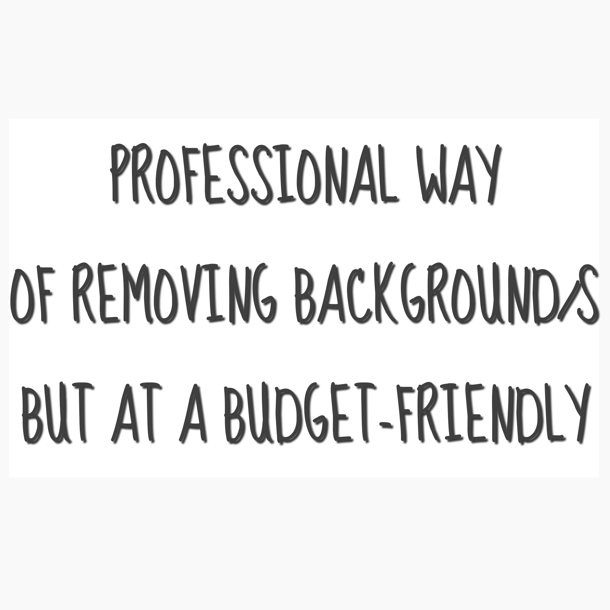 I will remove any background from any photo