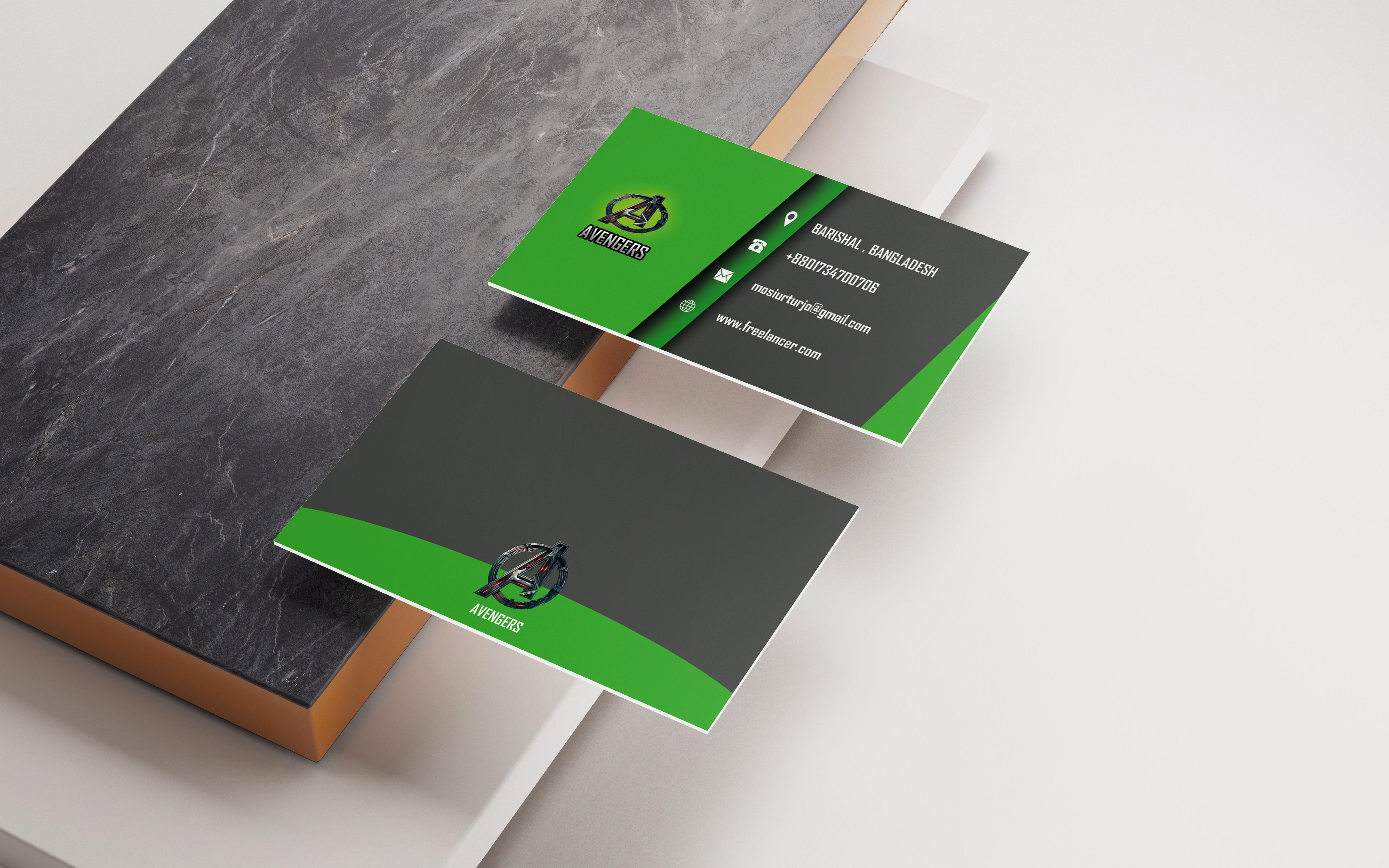 Business card design for you. Professonal business card design.