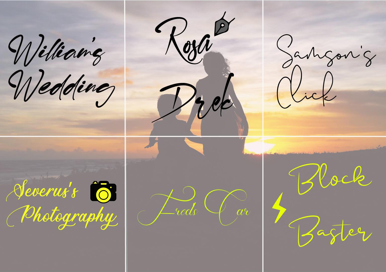 I will Design Hand Drawn and Custom Signature LOGO