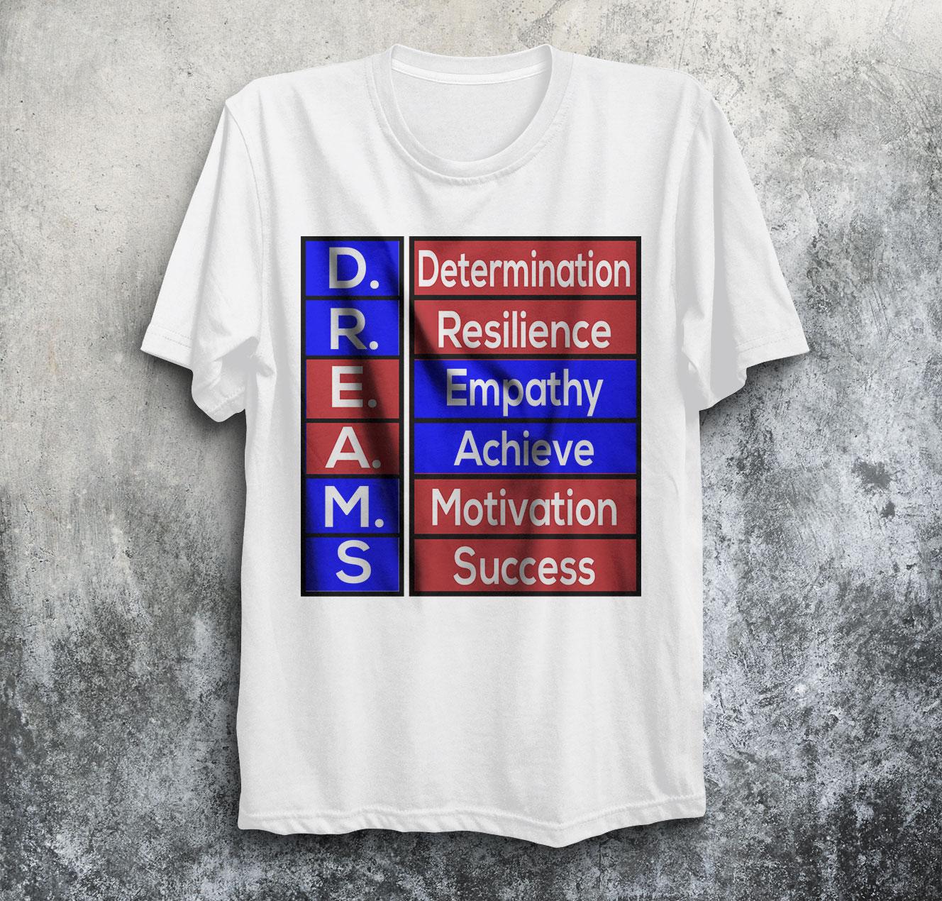 I will make custom and minimalist typography t shirt design