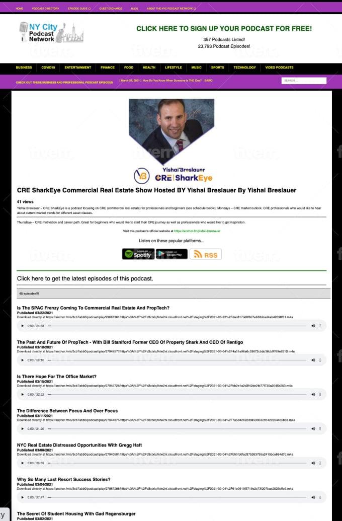 I will promote your podcast on our high traffic podcast network