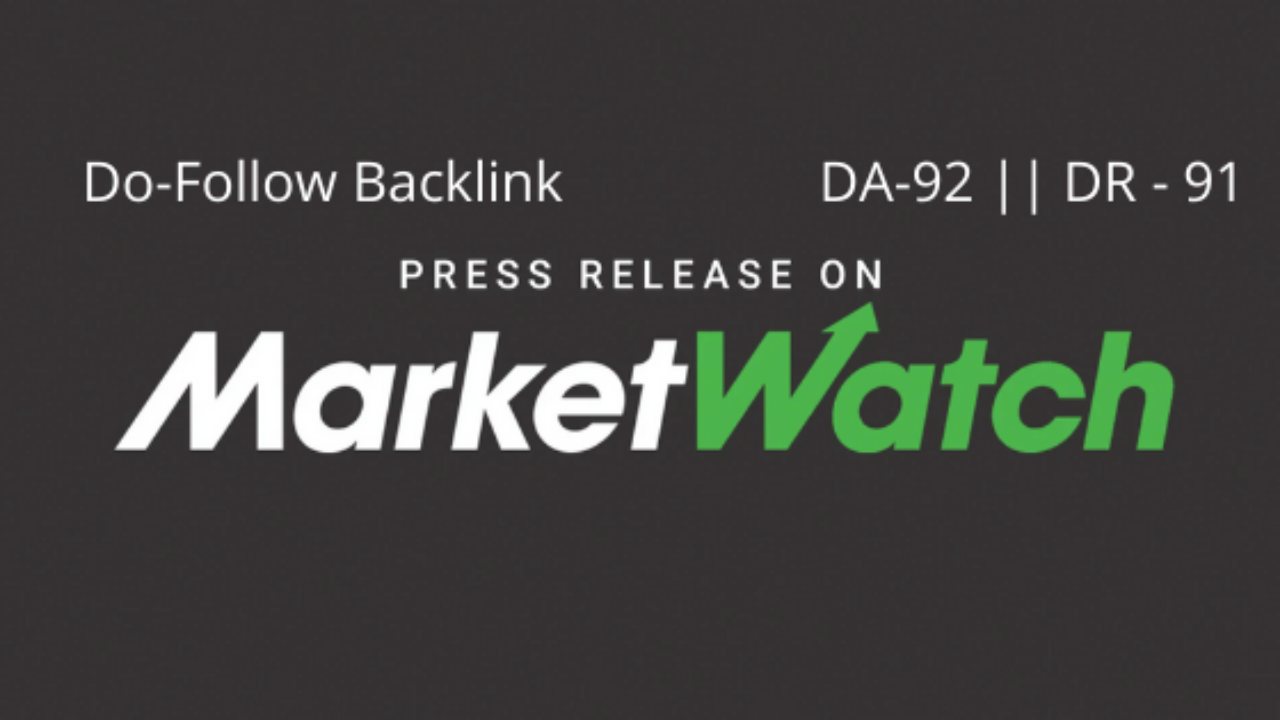 Publish press release on marketwatch da92 with dofollow link