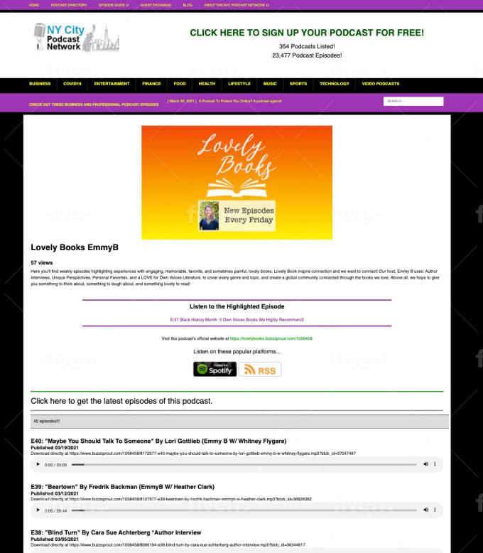 I will promote your podcast on our high traffic podcast network