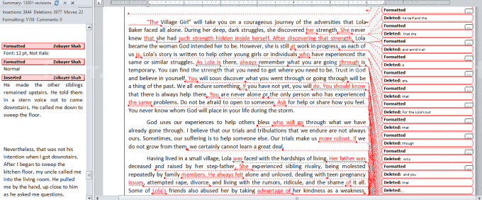 I will do book editing and proofreading