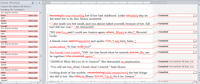 I will do book editing and proofreading