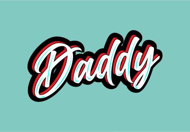 I will create a typography logo, Tshirt design, clothing design