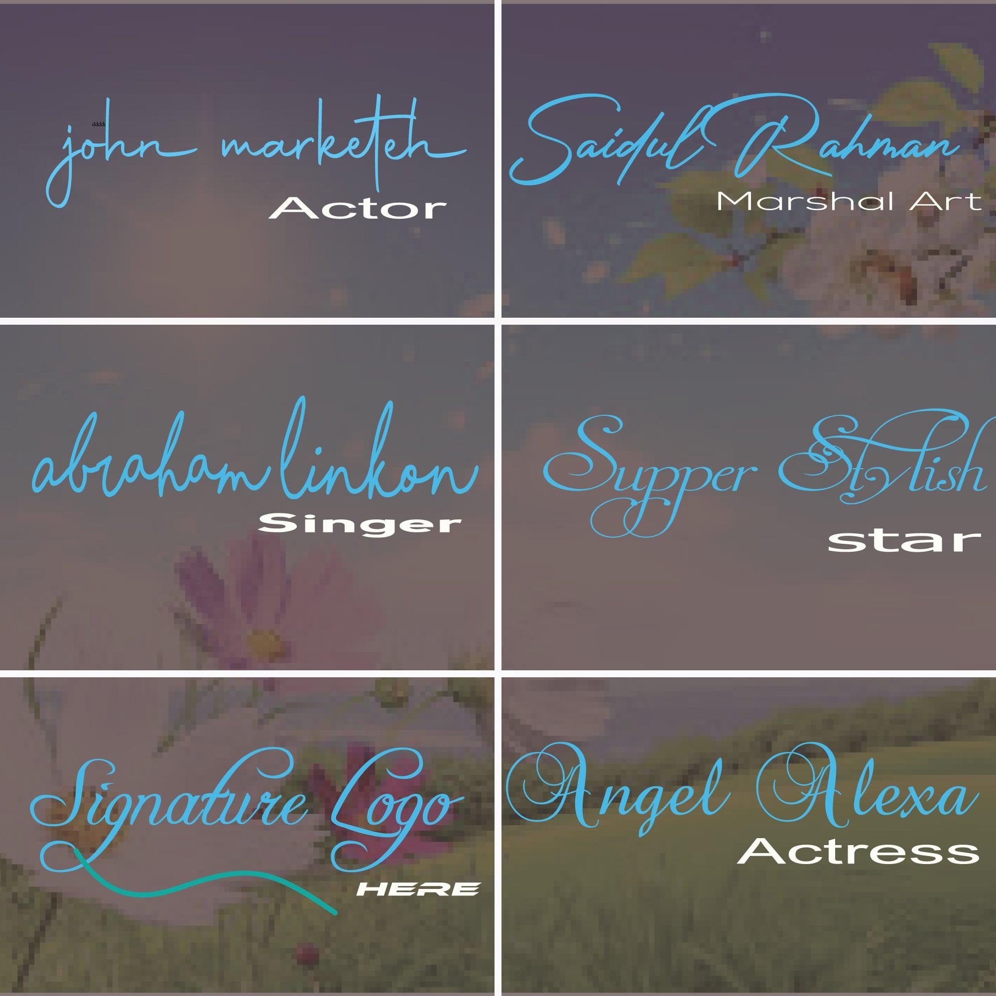 i will create any luxury signature logo or hand written within 24 hours