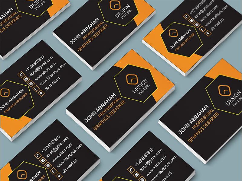 I will do professional modern minimalist business card design