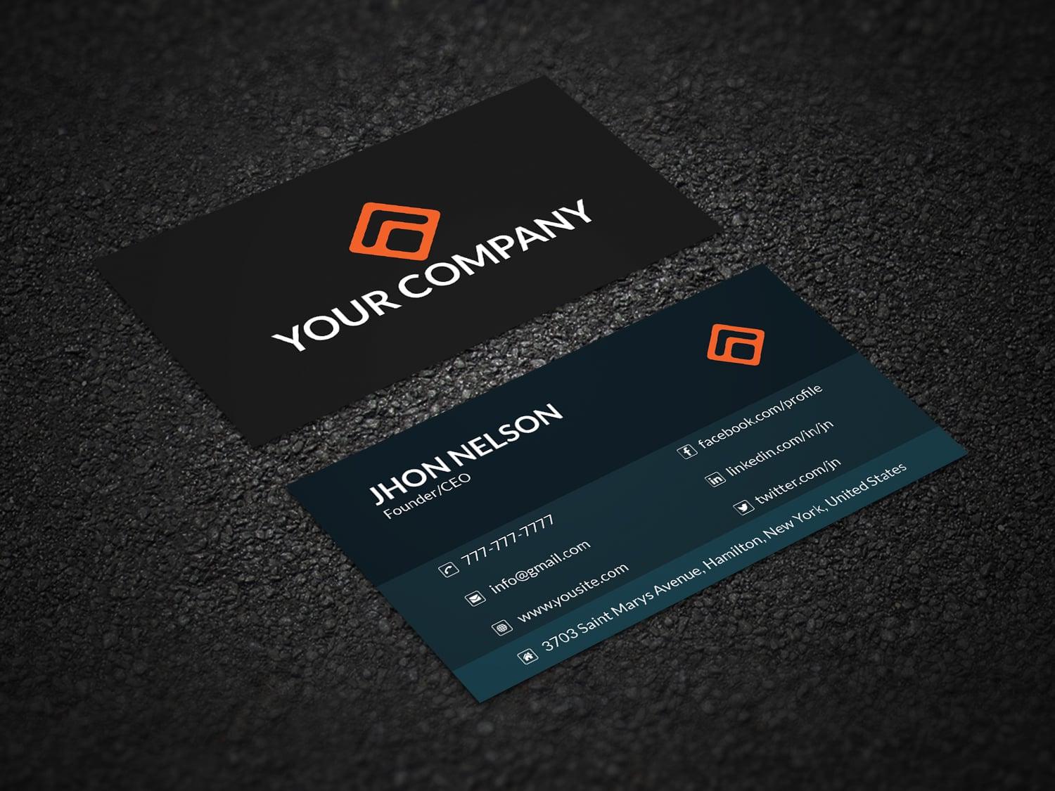 I will design a Stunning and unique business card within 24 hours
