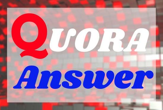 Provide Niche Relevant 15 Quora Answer for Organic Traffic
