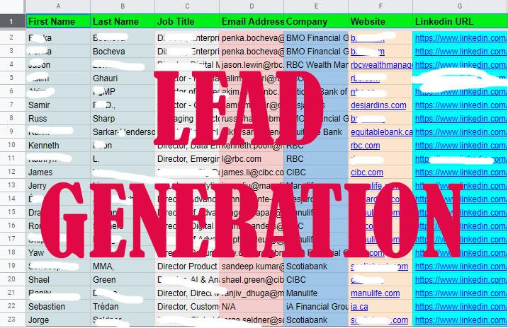I will do b2b lead generation and web research, data entry 