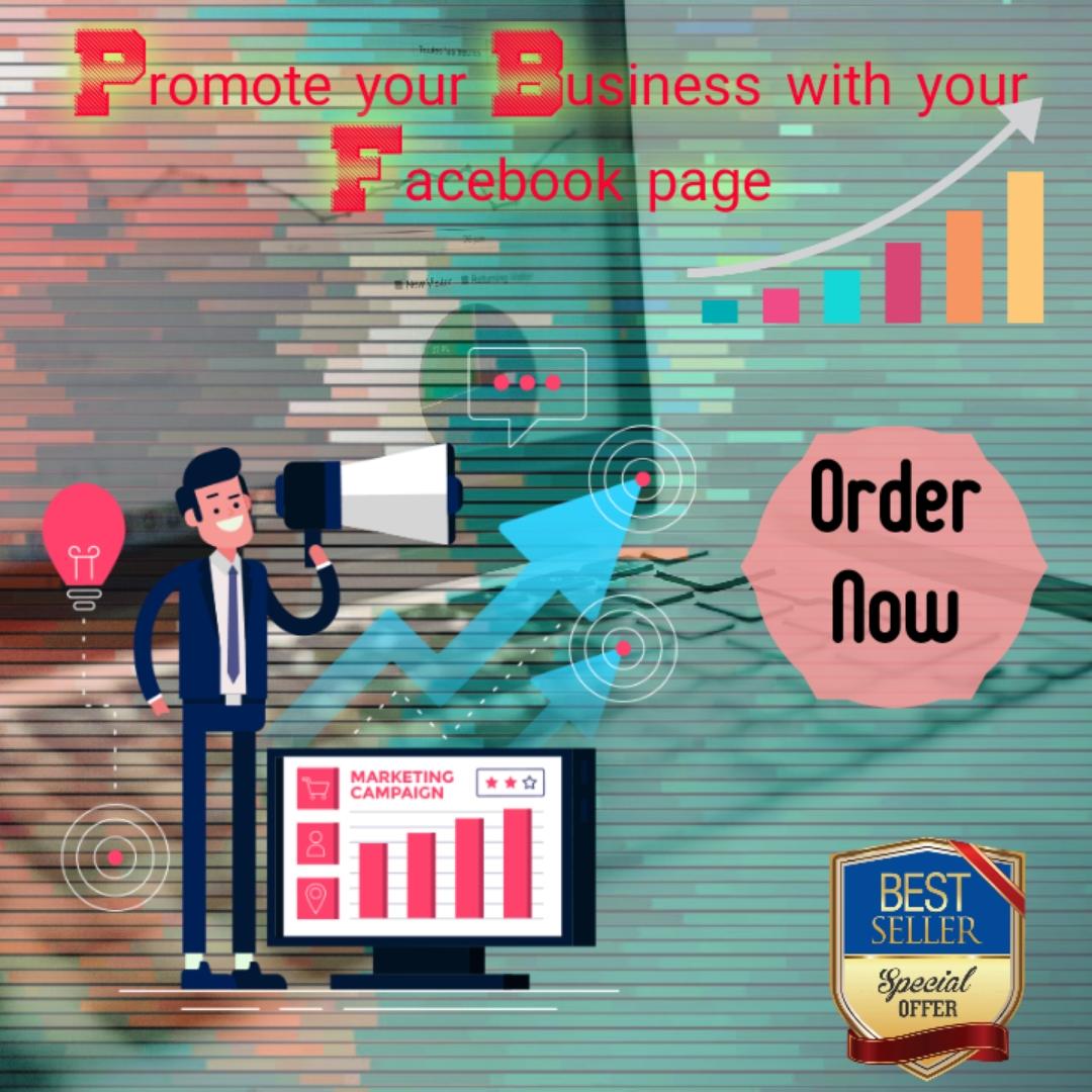 Promote your business with your facebook page 