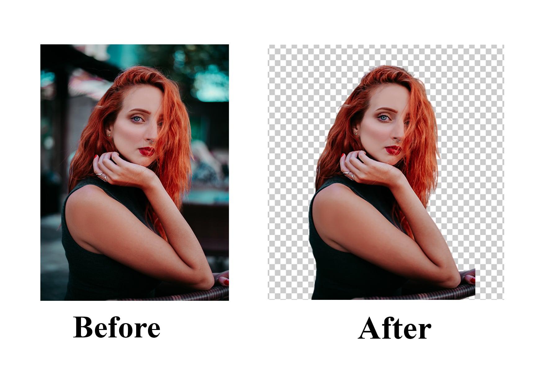 4 image background remove and photoshop editing