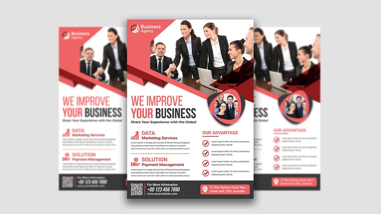 I will design professional corporate business flyer