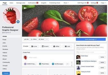 I will create all social media accounts and pages