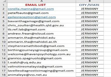 I will Provide You 5000 Valid and Targeted Email List for Marketing 