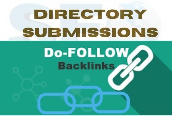 I will do 30 directory submission SEO backlinks
