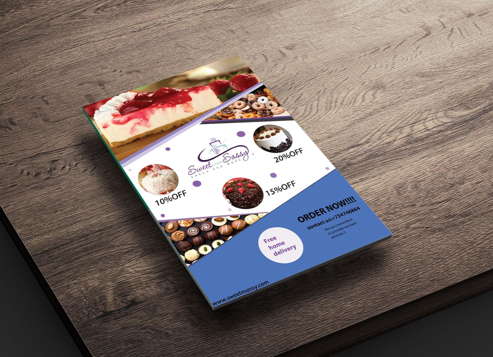 I can make cretive flyers within 3 hours