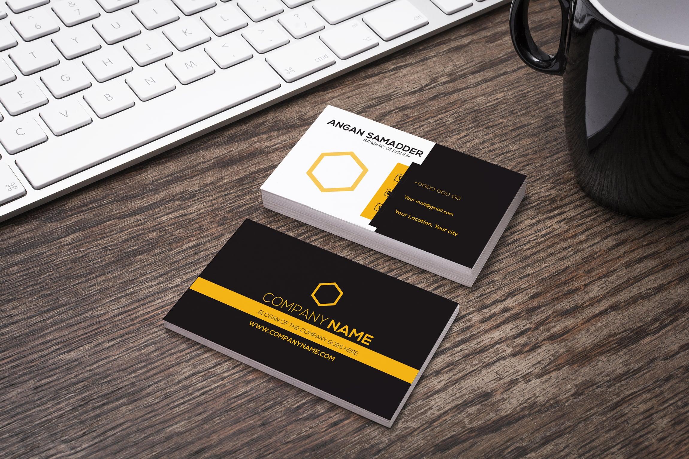 I will do professional and minimalist business card for you