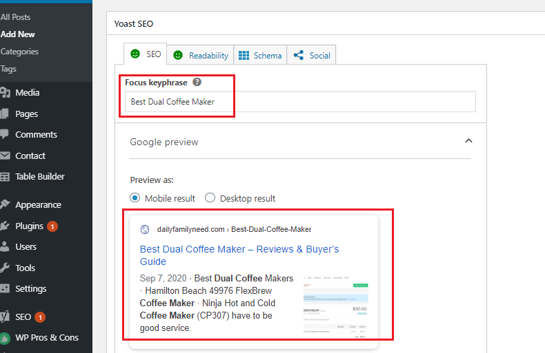 Do wordpress on page seo optimization using wordpress yoast seo effectlvely