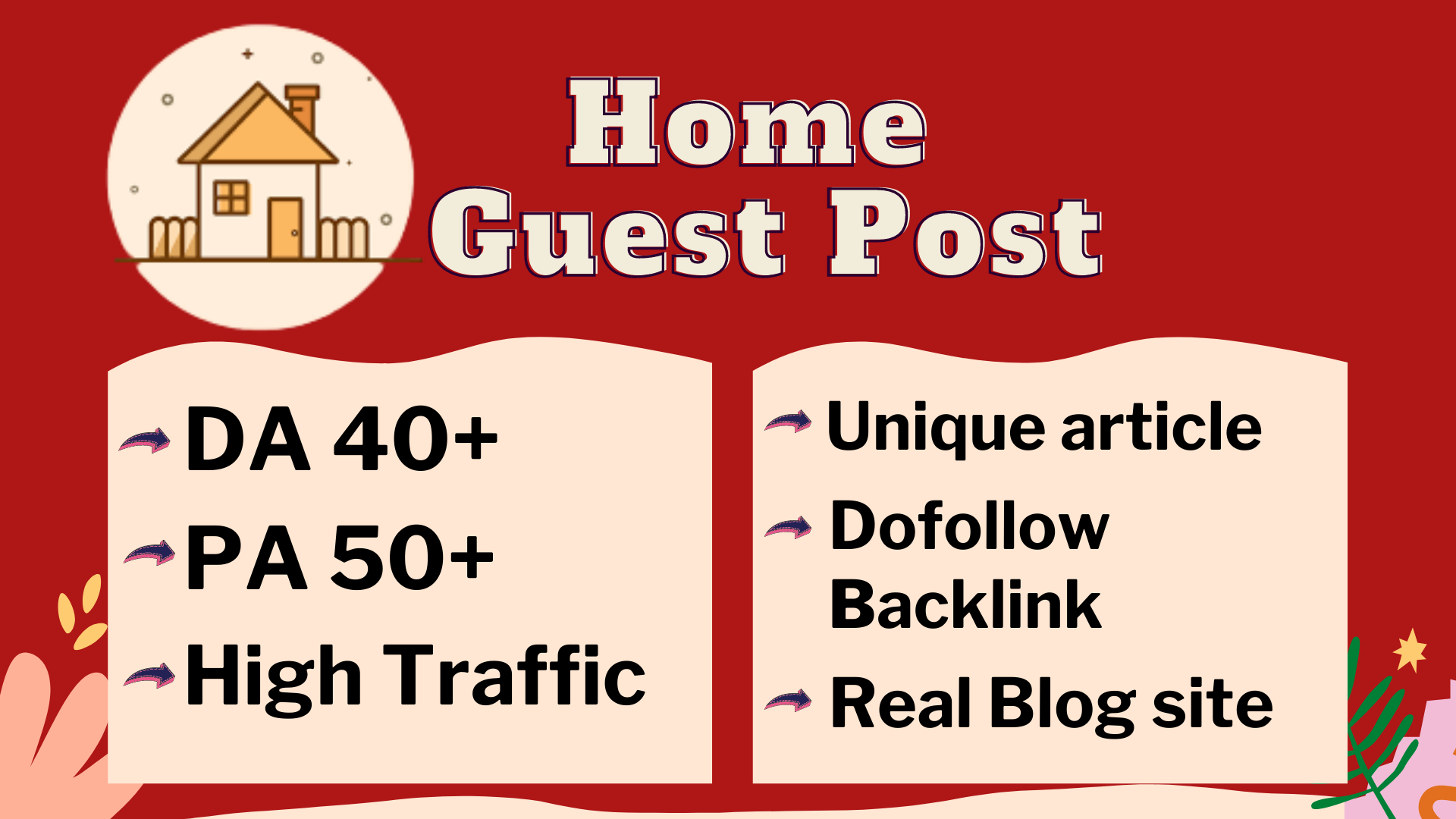 I will do home improvement guest post on high da,pa home blog site